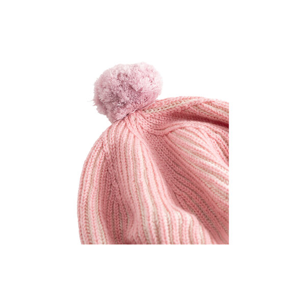 Alexo Knitted Beret, flamingo stripe, MarMar Copenhagen