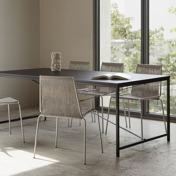 Noel Chair, steel/fair grey wool, Thorup Copenhagen