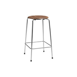 High Dot&trade; Counter Chair, lacquered walnut, Fritz Hansen