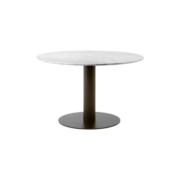 In Between SK19 Dining Table, Bianco Carrara/bronzed, &Tradition