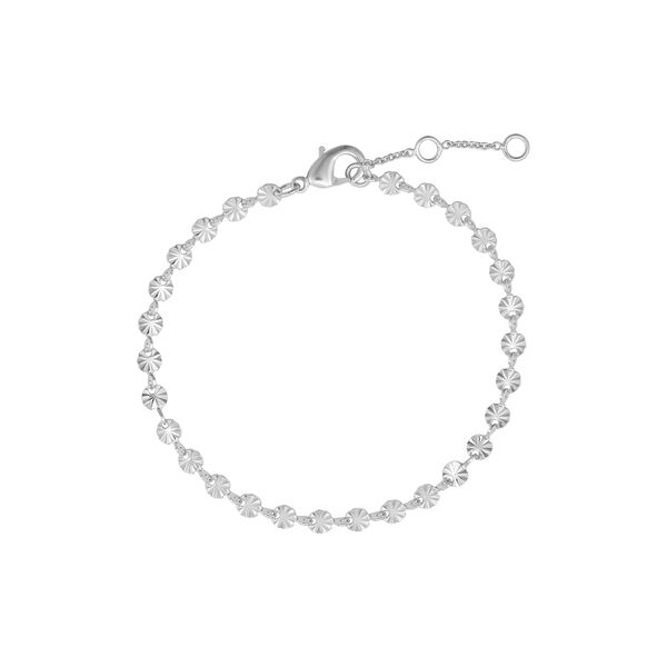 Bracelet, silver, Pure by Nat