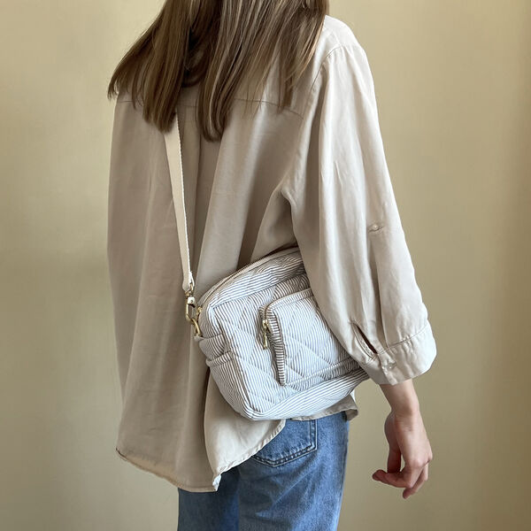 Kleine Wickeltasche, classic stripes blue2er-Pack, Cam Cam Copenhagen