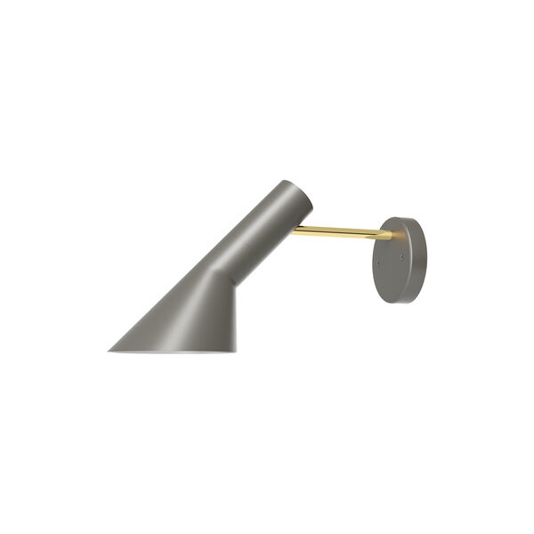 AJ Wall Lamp, brass/warm grey, Louis Poulsen