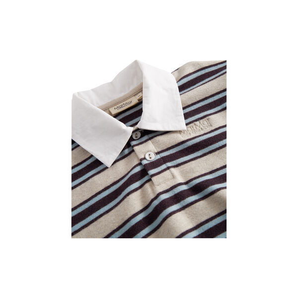 Thanos-Poloshirt, college stripe, MarMar Copenhagen