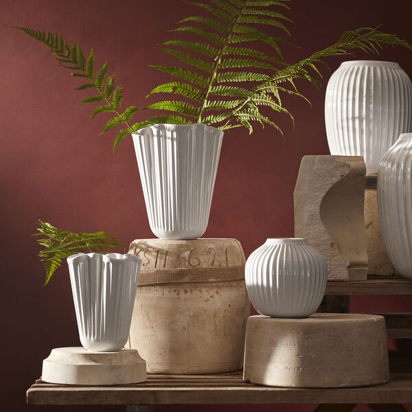 Hammersh&oslash;i Unfold Vase, wei&szlig;, K&auml;hler