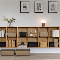 Aufbewahrungsbox aus Zellstoff, naturbraun, Zone Denmark