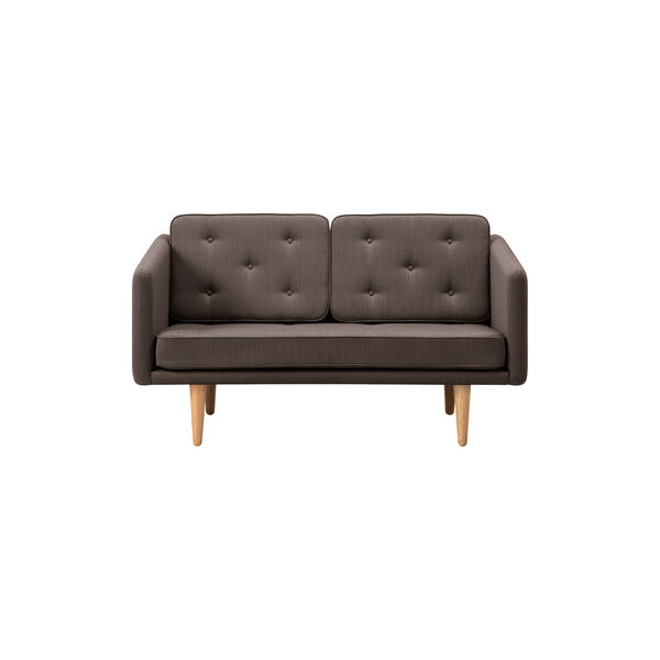 FF2002 No. 1 Sofa 2P, mood 2102/oak oil, Fredericia Furniture