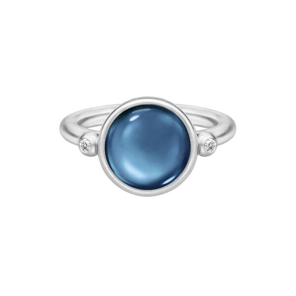 Prime-Ring, silber/saphirblau, Julie Sandlau