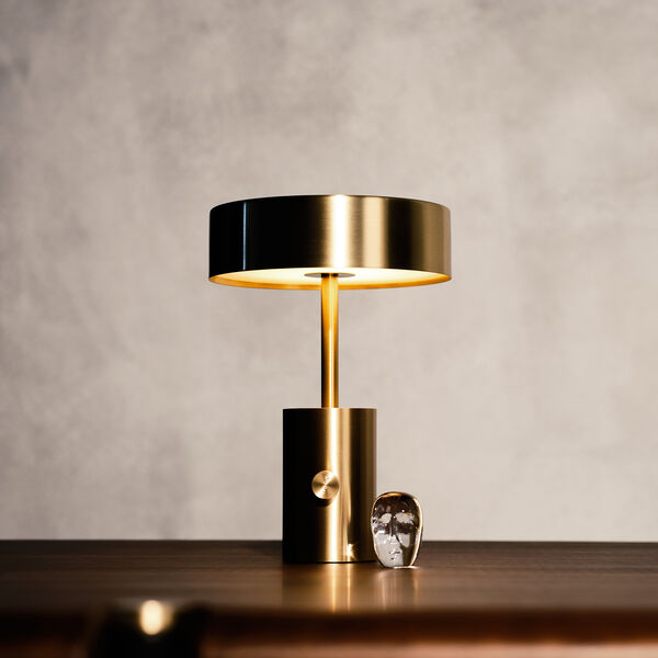 Joey Table Lamp, brass, Rubn