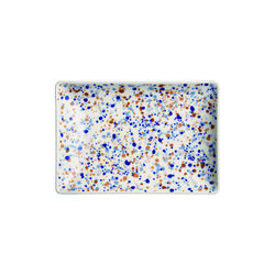 Helle A5 Plate, blue-brown, Iittala