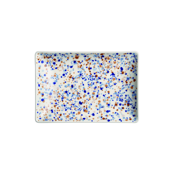 Helle A5 Plate, blue-brown, Iittala