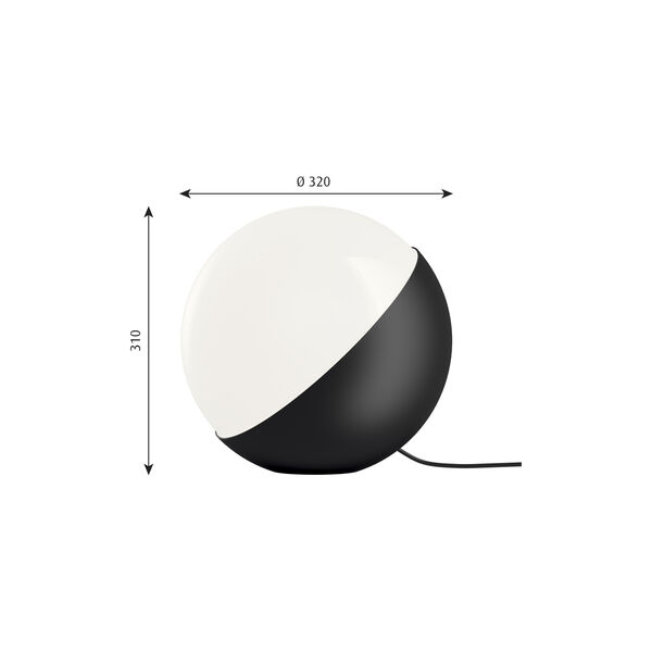 VL Studio Table/Floor Lamp, black, Louis Poulsen