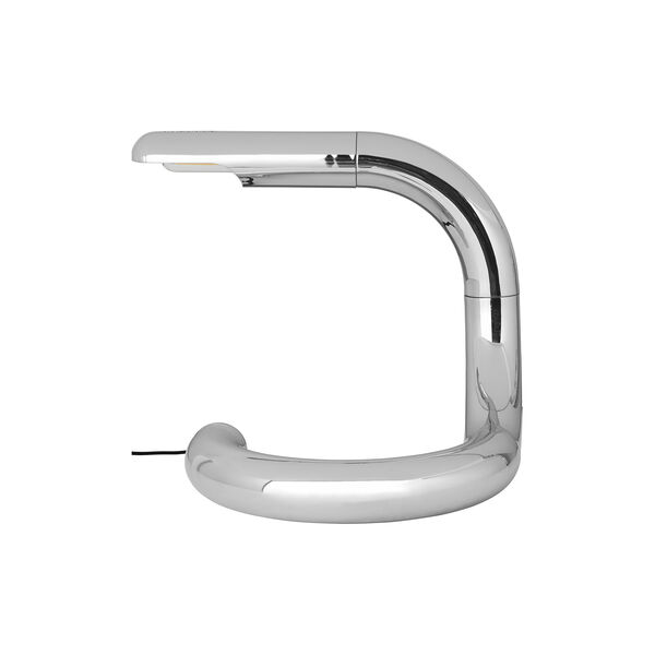 Aspide Tischlampe, Chrom, GUBI
