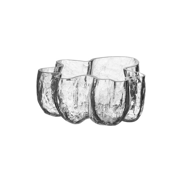 Crackle Schale, schwartz, Kosta Boda