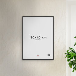 Wood Frame, black, Poster & Frame