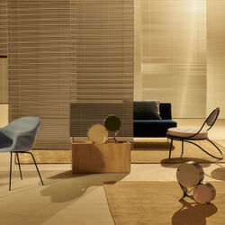 Coppia Tischlampe, elfenbein/oliv, GUBI