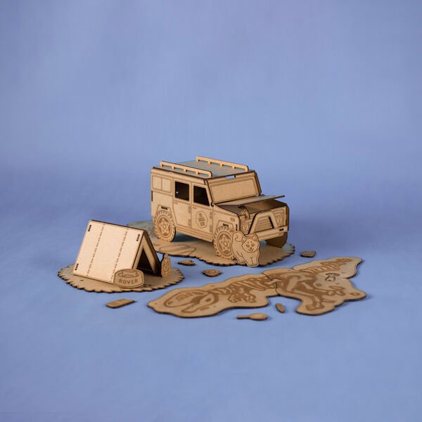 Dinosaur Wooden Toy | Rover's Expedition, Crateit