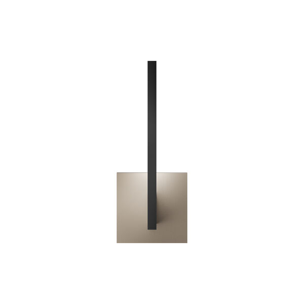 INLAY W1 LINEAR Wall Lamp, matt black/satin gold, LIGHT-POINT