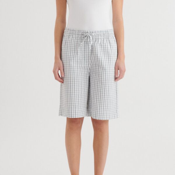 Asta Shorts, w. white / asphalt, Basic Apparel