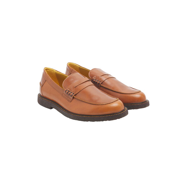 Loafer, cognac, ANGULUS