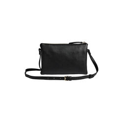 VeraMBG Crossbody Bag Grain, black w/gold, Markberg