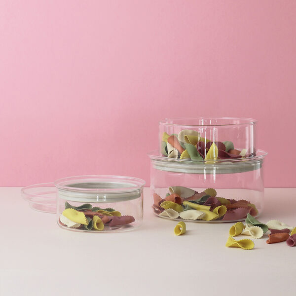 STORE-IT Vorratsgl&auml;ser 0,4 l, hellgrau, RIG-TIG