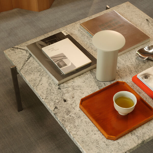 PK61&trade; Coffee Table, dark granite, Fritz Hansen