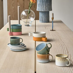 Styles Espressotassen 2 Stk., blau/bernstein, Villa Collection