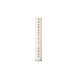 Tradition Calendar Candle, red, Kunstindustrien