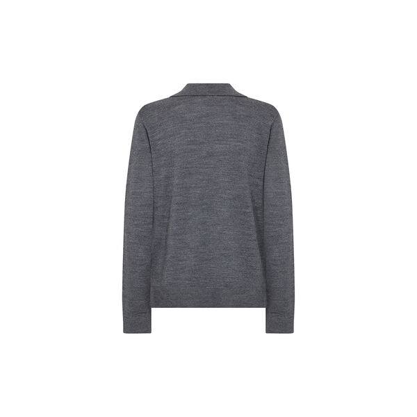 LR-ISMAILA 9 Pullover, dark grey melange, Levet&eacute; Room