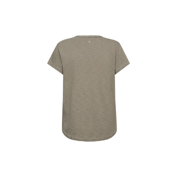 MMCamp O-SS Stripe Tee, burnt olive, MOS MOSH