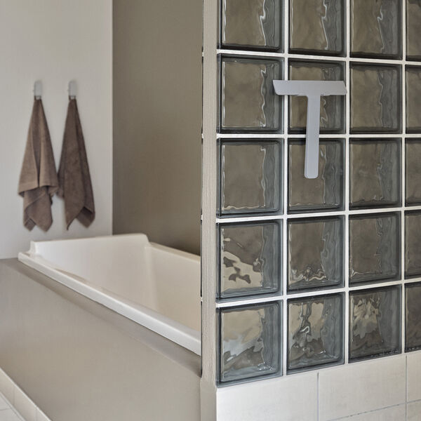 Ume Duschabzieher mit Halter, Soft Grey, Zone Denmark