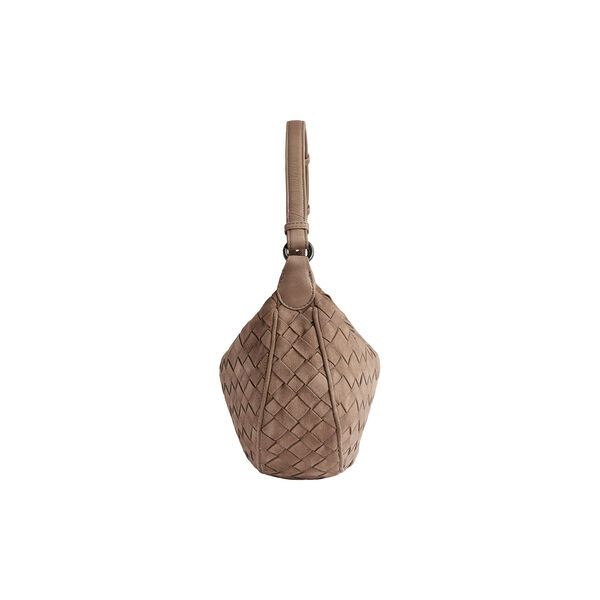 MuseMBG Tasche aus Wildledergeflecht, mocha mousse, Markberg