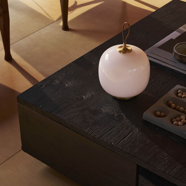 VL45 Radiohus Portable Lamp, pale rose, Louis Poulsen