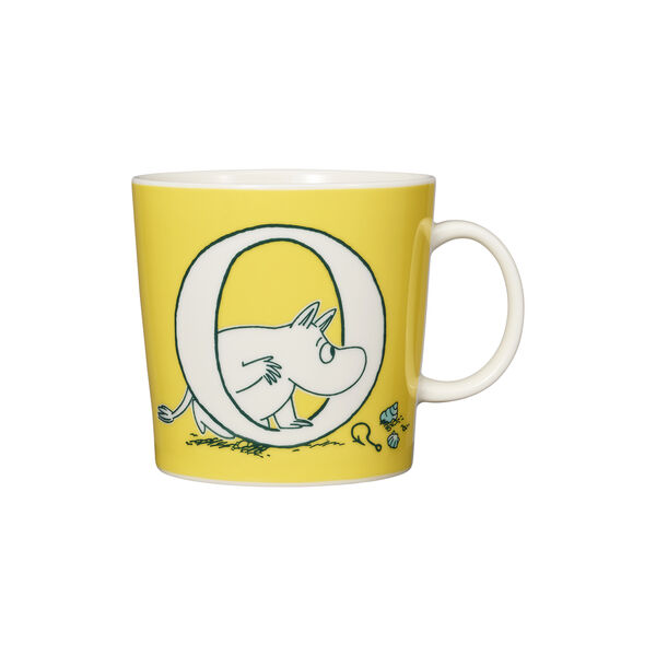 Moomin Mug 40 cl Alphabet O, Moomin Arabia