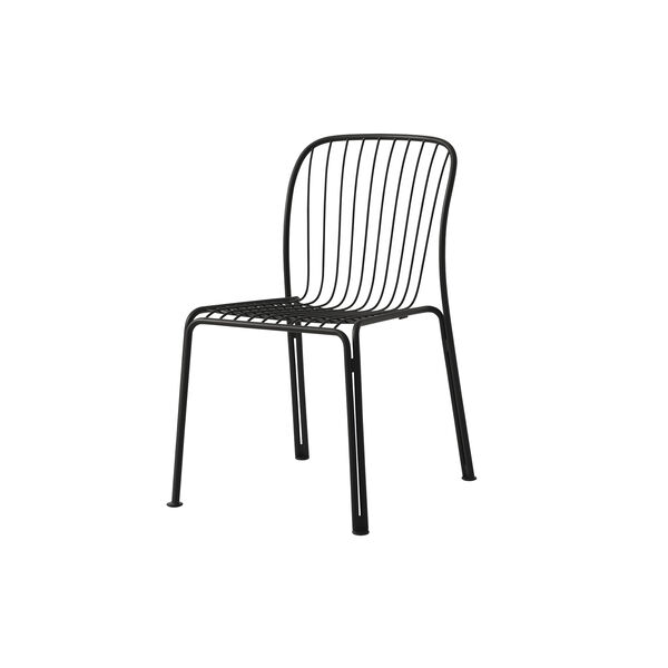 Thorvald SC94 Outdoor Side Chair, warm black, &Tradition