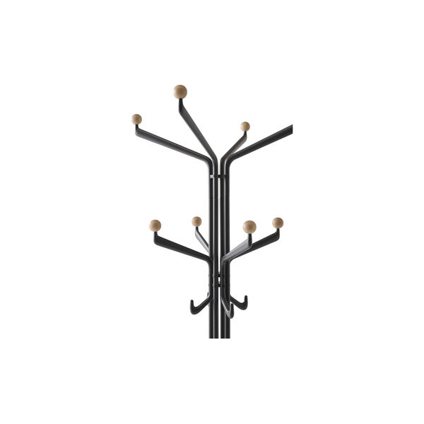 Capture SC77 Grap Coat Stand, graphite/oak, &Tradition
