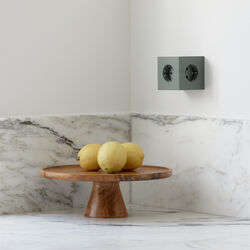 Quadratischer 2 USB-C (30W), eiche grün, Avolt