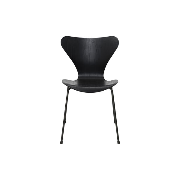 Serie 7&trade; 3107 monochrome Stuhl, black, Fritz Hansen