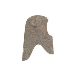 Balaclava Ears Wool , camel melange, HUTTEliHUT