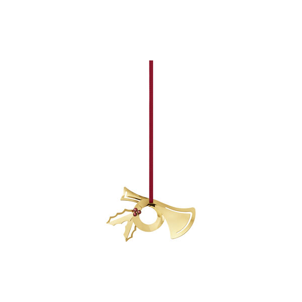 2026 Christmas ornament Horn, gold, Georg Jensen