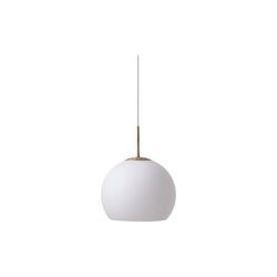 Ball Glass Pendant, opal white, FRANDSEN