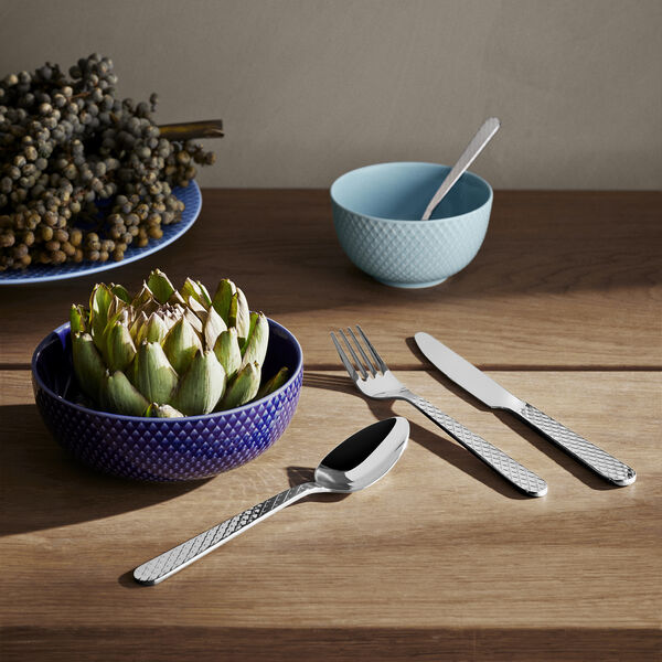 Rhombe Cutlery set 16 pcs., Lyngby Porcel&aelig;n