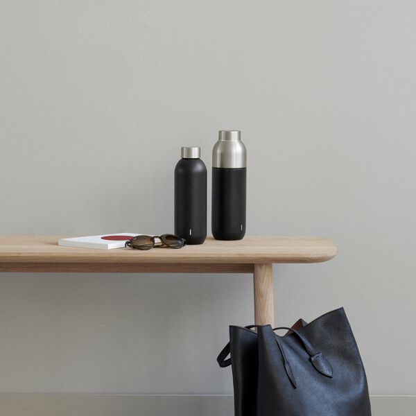 Keep Warm Thermoflache, black, Stelton