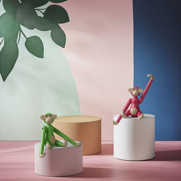 Affe Mini, hellgr&uuml;n, Kay Bojesen Denmark