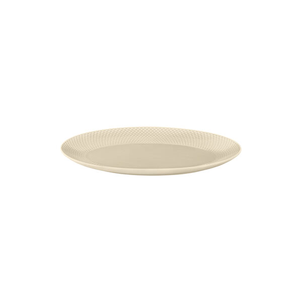 Rhombe Earth Oval serving dish, marble, Lyngby Porcel&aelig;n