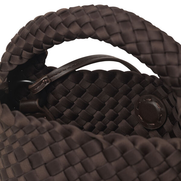 Geflochtene Tageshandtasche, chocolate plum, DAY ET