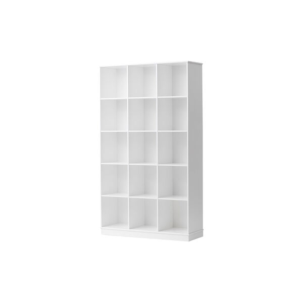 Wood Shelving Unit 3x5 Vertical with Base Wood Shelving Unit 3x5 Vertical with Base, Oliver Furniture