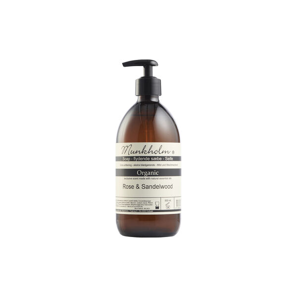 Flüssige Bio-Seife, Rose & Sandelholz, Munkholm