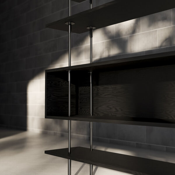 Keen Shelving, steel/ash veneer, GUBI